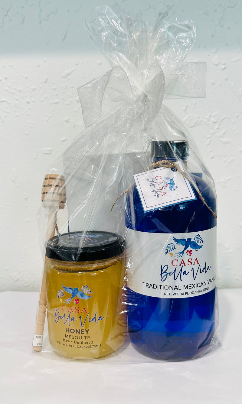 Gift Set - Mexican Vanilla and Mesquite Honey