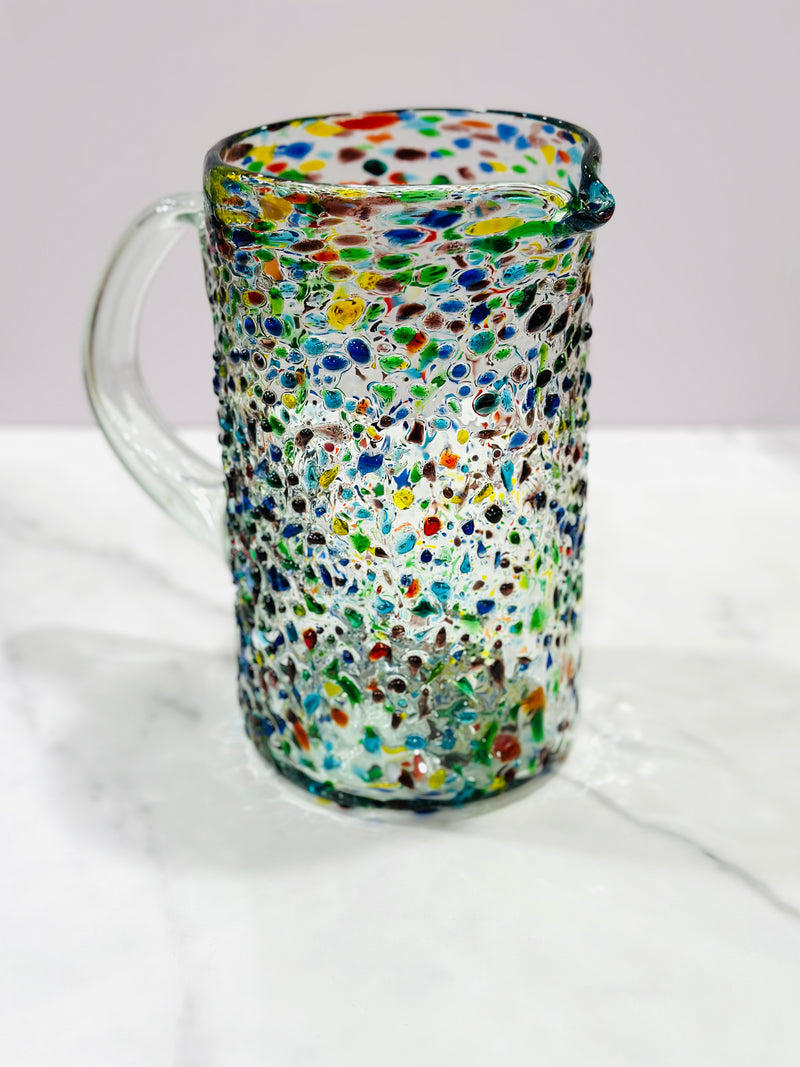 Blown Glass Pitcher - Multi