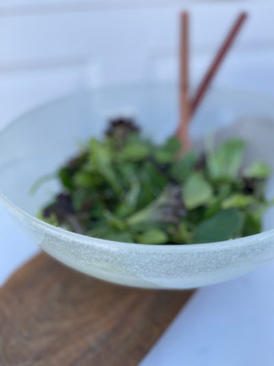 Blown Glass Salad Bowl
